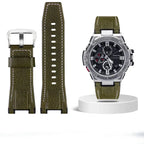 26mm Genuine Leather Watch Strap for Casio G-SHOCK GST Series - Notched Band - STRAPS