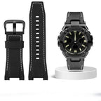 26mm Genuine Leather Watch Strap for Casio G-SHOCK GST Series - Notched Band - STRAPS