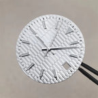 28.5mm Ice Blue Luminous Watch Dial - Horizontal Logbook - Miyota 8215/ETA 2824 - STRAPS