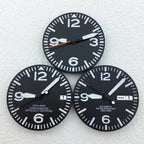 29mm Luminous Dial & Hands Set - Black/White - NH34/NH35/NH36 Movements - STRAPS