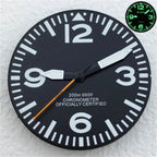 29mm Luminous Dial & Hands Set - Black/White - NH34/NH35/NH36 Movements - STRAPS