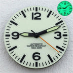 29mm Luminous Dial & Hands Set - Black/White - NH34/NH35/NH36 Movements - STRAPS