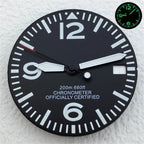 29mm Luminous Dial & Hands Set - Black/White - NH34/NH35/NH36 Movements - STRAPS