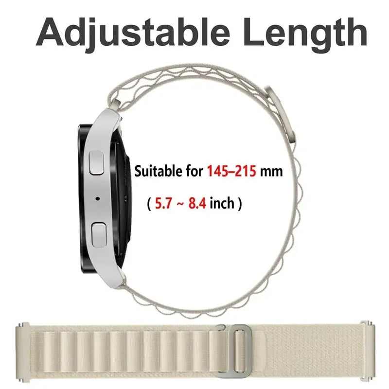 2pcs Nylon Alpine Loop Straps (20mm/22mm) for Samsung Galaxy, Huawei GT, Garmin, Amazfit, Xiaomi - STRAPS