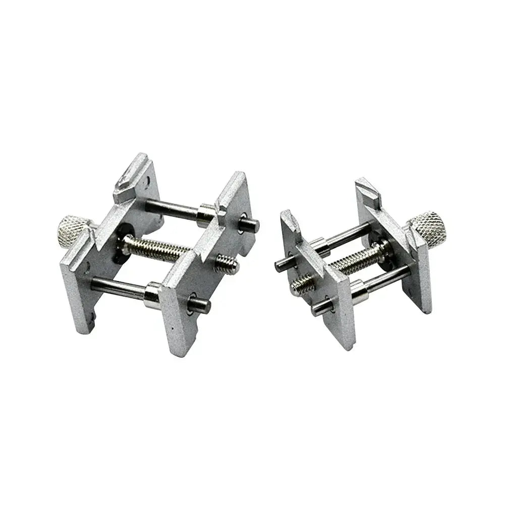 2pcs Universal 2-in-1 Watch Movement Holder & Case Clamp - Watchmaker Repair Tool - STRAPS