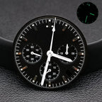 32.5mm Green Luminous Dial & Hands for VK63 Movement, Watch Accessory Set - STRAPS