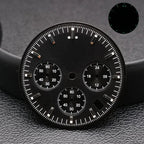 32.5mm Green Luminous Dial & Hands for VK63 Movement, Watch Accessory Set - STRAPS