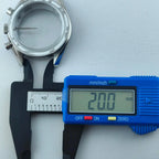 39.7mm Stainless Steel Watch Case for VK63 Movement, 20mm Lug, 32.5mm Dial - STRAPS