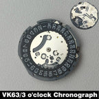 39.7mm Stainless Steel Watch Case for VK63 Movement, 20mm Lug, 32.5mm Dial - STRAPS