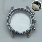 39.7mm Stainless Steel Watch Case for VK63 Movement, 20mm Lug, 32.5mm Dial - STRAPS