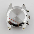39.7mm Stainless Steel Watch Case for VK63 Movement, Sapphire Glass, 20mm Lug - STRAPS