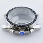39.7mm Stainless Steel Watch Case for VK63 Movement, Sapphire Glass, 20mm Lug - STRAPS