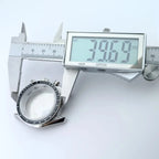 39.7mm Stainless Steel Watch Case for VK63 Movement, Sapphire Glass, 20mm Lug - STRAPS