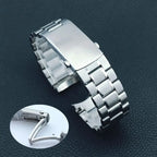39.7mm Stainless Steel Watch Case for VK63 Movement, Sapphire Glass, 20mm Lug - STRAPS