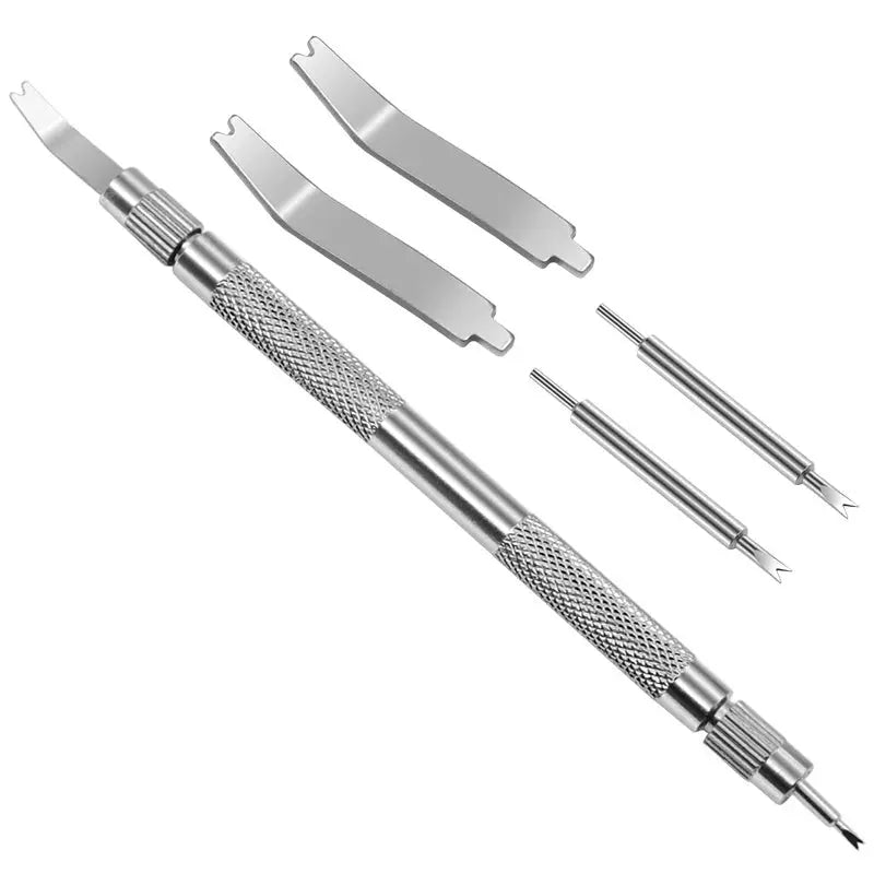 5pc Adjustable Metal Watch Band Link Remover Pin Set - STRAPS