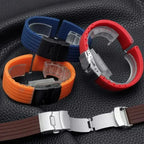 8mm 20mm 22mm 24mm Quick Release Silicone Watchband for Huawei, Fossil, Seiko & More STRAPS