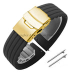 8mm 20mm 22mm 24mm Quick Release Silicone Watchband for Huawei, Fossil, Seiko & More STRAPS