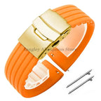 8mm 20mm 22mm 24mm Quick Release Silicone Watchband for Huawei, Fossil, Seiko & More STRAPS