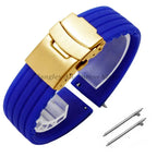 8mm 20mm 22mm 24mm Quick Release Silicone Watchband for Huawei, Fossil, Seiko & More STRAPS