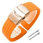 8mm 20mm 22mm 24mm Quick Release Silicone Watchband for Huawei, Fossil, Seiko & More STRAPS