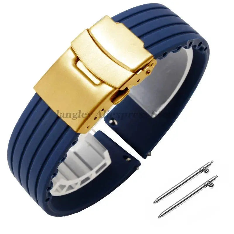 8mm 20mm 22mm 24mm Quick Release Silicone Watchband for Huawei, Fossil, Seiko & More STRAPS