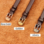 8mm Women’s Genuine Leather Watch Strap Bracelet Soft Cowhide Band for Fossil ES3060, ES3565, ES2830 STRAPS