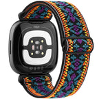 Adjustable Elastic Nylon Strap for Fitbit Versa 3/4, Sense & Sense 2 – Comfortable & Breathable - STRAPS