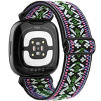 Adjustable Elastic Nylon Strap for Fitbit Versa 3/4, Sense & Sense 2 – Comfortable & Breathable - STRAPS