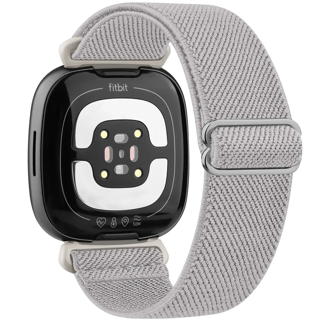 Adjustable Elastic Nylon Strap for Fitbit Versa 3/4, Sense & Sense 2 – Comfortable & Breathable - STRAPS
