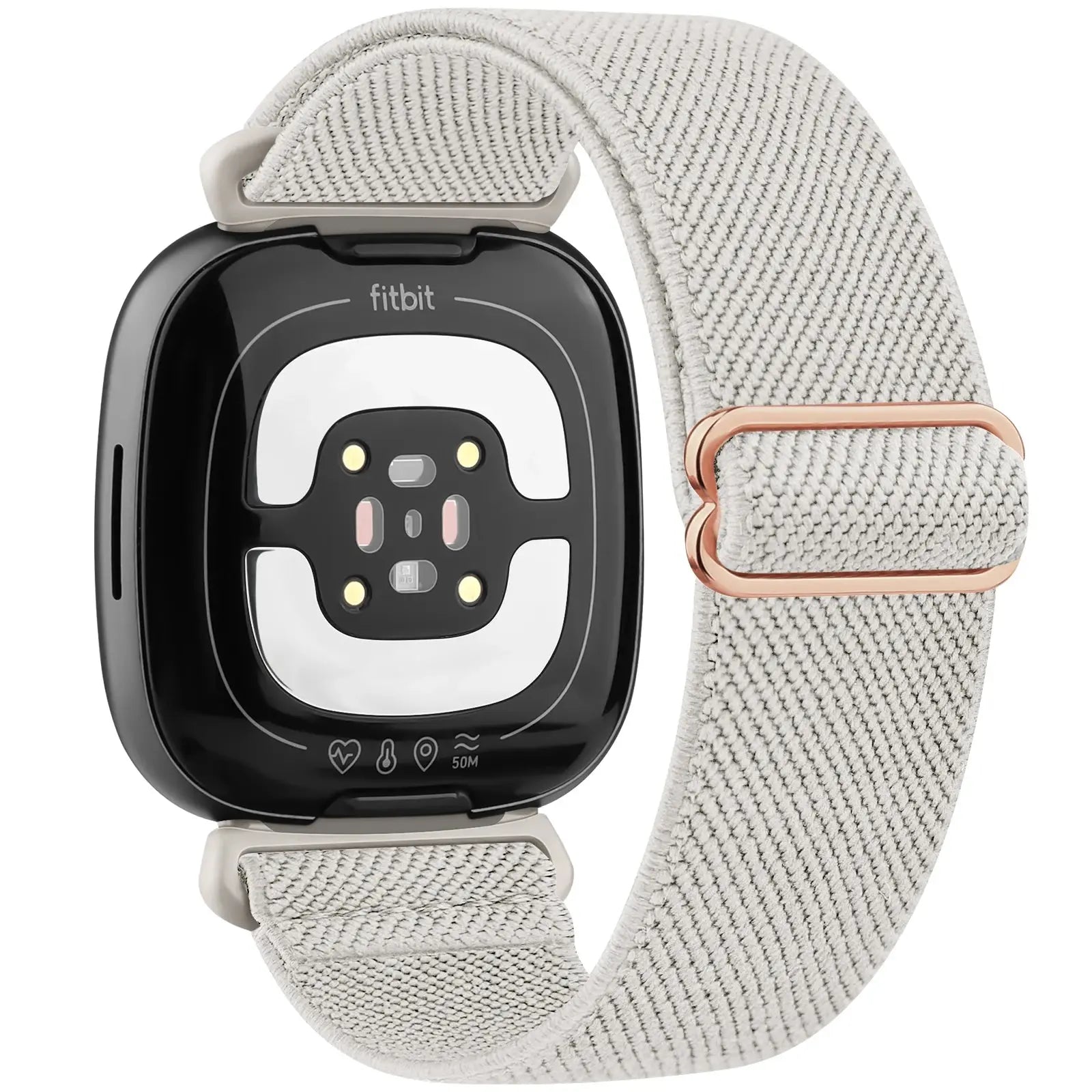 Adjustable Elastic Nylon Strap for Fitbit Versa 3/4, Sense & Sense 2 – Comfortable & Breathable - STRAPS