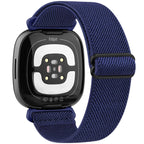 Adjustable Elastic Nylon Strap for Fitbit Versa 3/4, Sense & Sense 2 – Comfortable & Breathable - STRAPS
