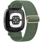 Adjustable Elastic Nylon Strap for Fitbit Versa 3/4, Sense & Sense 2 – Comfortable & Breathable - STRAPS