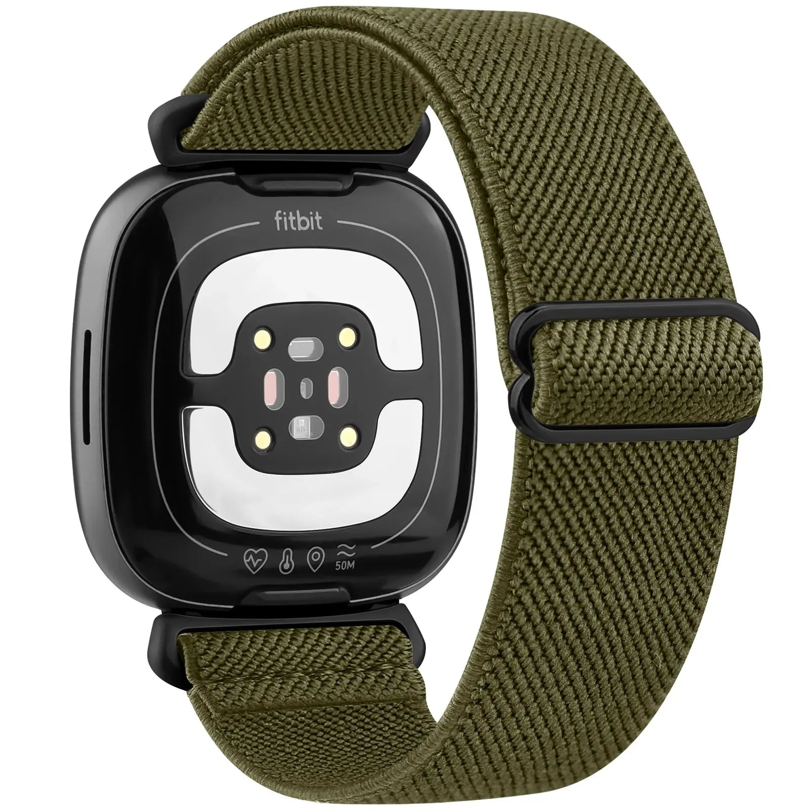 Adjustable Elastic Nylon Strap for Fitbit Versa 3/4, Sense & Sense 2 – Comfortable & Breathable - STRAPS