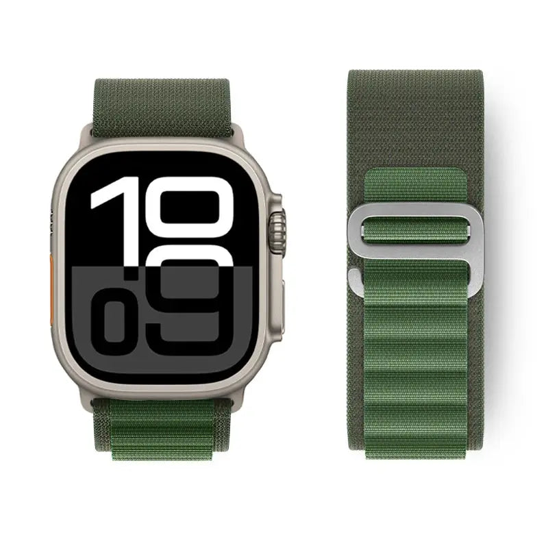 Alpine Loop Strap for Apple Watch Ultra 2/10/9/SE/8/7/6/5/4/3/2/1 - 38-49mm - Nylon Band - STRAPS