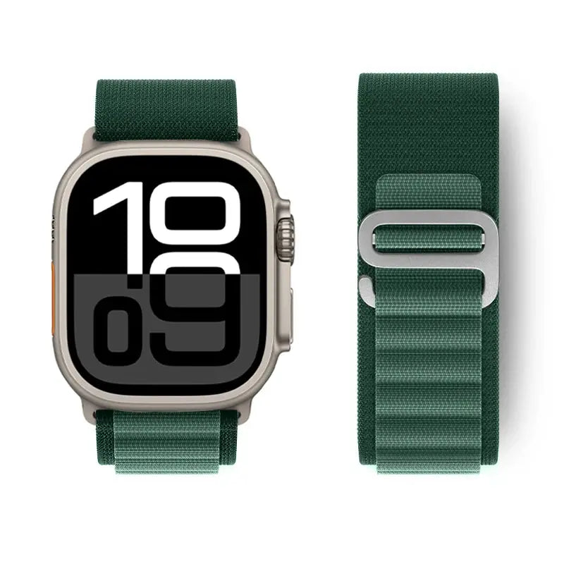 Alpine Loop Strap for Apple Watch Ultra 2/10/9/SE/8/7/6/5/4/3/2/1 - 38-49mm - Nylon Band - STRAPS
