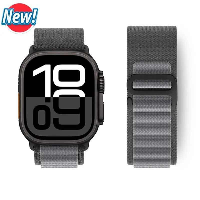 Alpine Loop Strap for Apple Watch Ultra 2/10/9/SE/8/7/6/5/4/3/2/1 - 38-49mm - Nylon Band - STRAPS