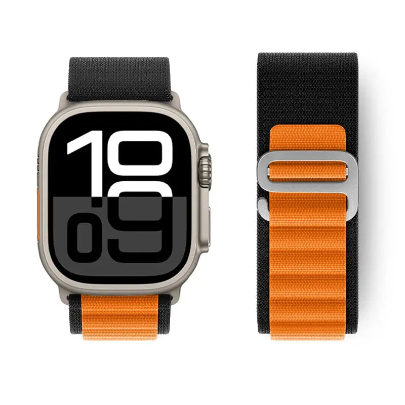 Alpine Loop Strap for Apple Watch Ultra 2/10/9/SE/8/7/6/5/4/3/2/1 - 38-49mm - Nylon Band - STRAPS