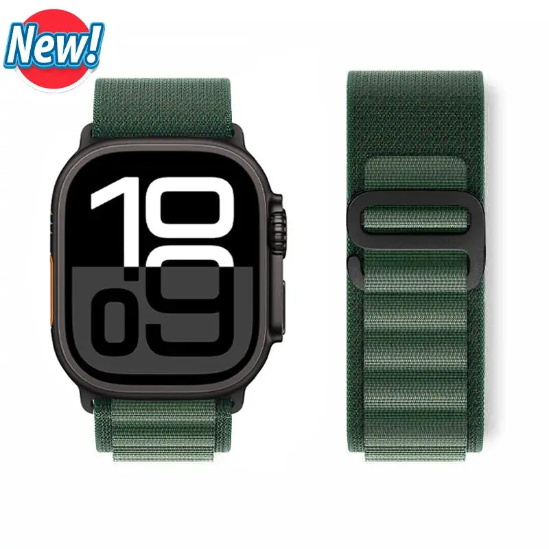 Alpine Loop Strap for Apple Watch Ultra 2/10/9/SE/8/7/6/5/4/3/2/1 - 38-49mm - Nylon Band - STRAPS