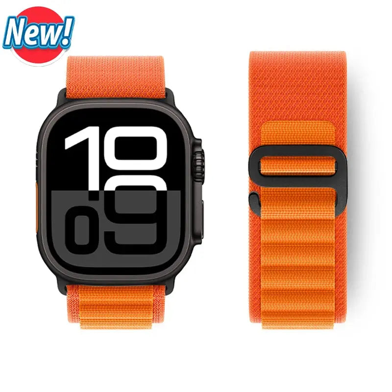 Alpine Loop Strap for Apple Watch Ultra 2/10/9/SE/8/7/6/5/4/3/2/1 - 38-49mm - Nylon Band - STRAPS