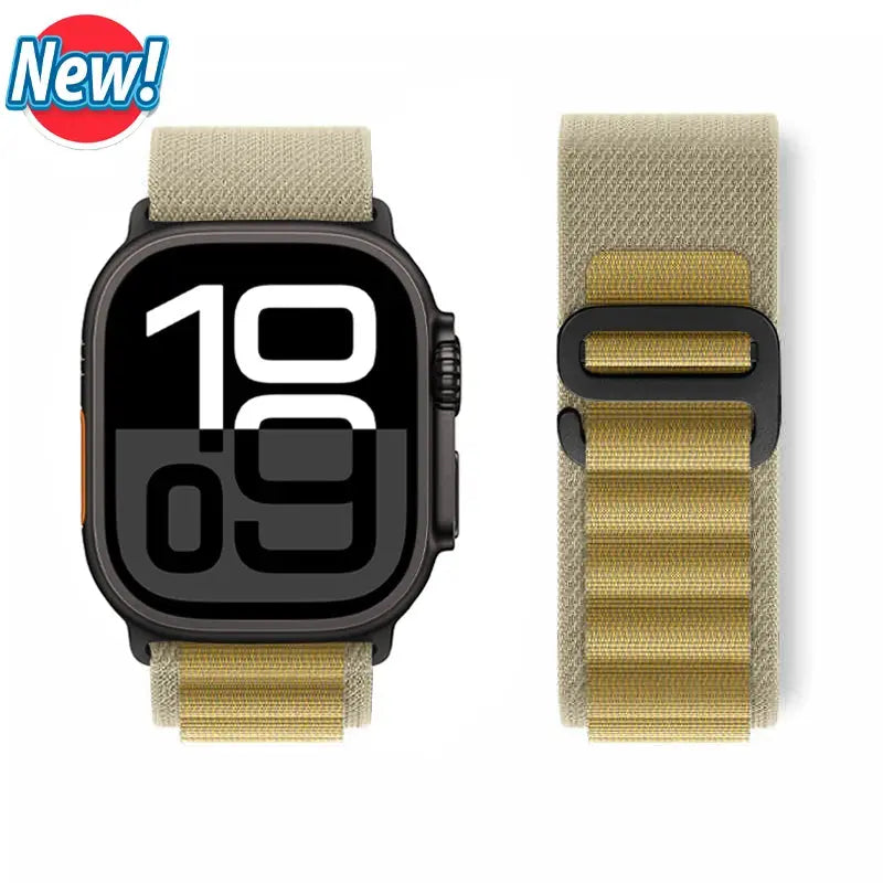 Alpine Loop Strap for Apple Watch Ultra 2/10/9/SE/8/7/6/5/4/3/2/1 - 38-49mm - Nylon Band - STRAPS