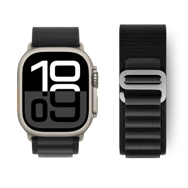 Alpine Loop Strap for Apple Watch Ultra 2/10/9/SE/8/7/6/5/4/3/2/1 - 38-49mm - Nylon Band - STRAPS