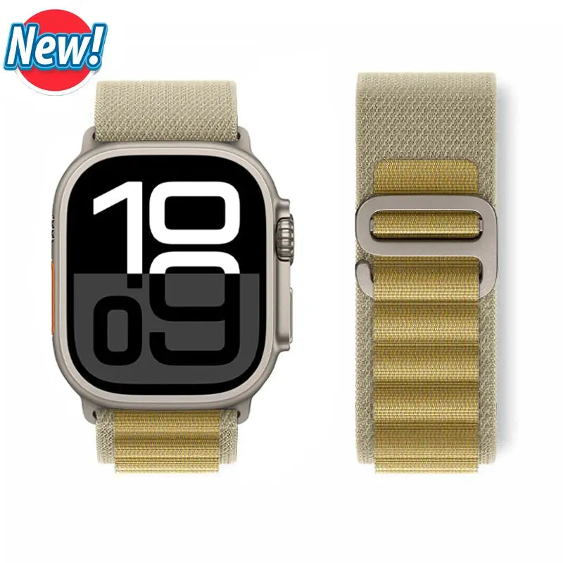 Alpine Loop Strap for Apple Watch Ultra 2/10/9/SE/8/7/6/5/4/3/2/1 - 38-49mm - Nylon Band - STRAPS