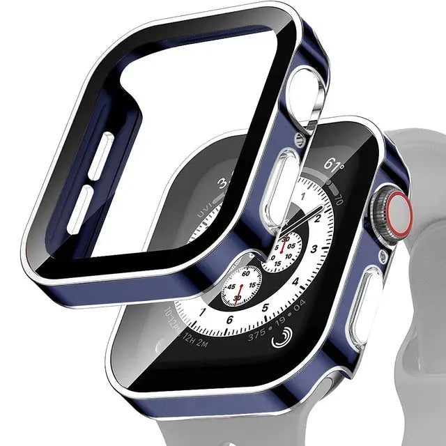 Apple Watch 10 Case w/ Tempered Glass - 40-49mm - Series 7/8/9/SE/6/5/4/Ultra 2 - STRAPS