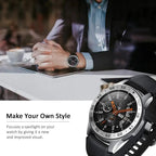 Bezel Ring for Samsung Galaxy Watch 4 Classic/Gear S3/Watch 3 - 41-46mm - Metal Protector - STRAPS