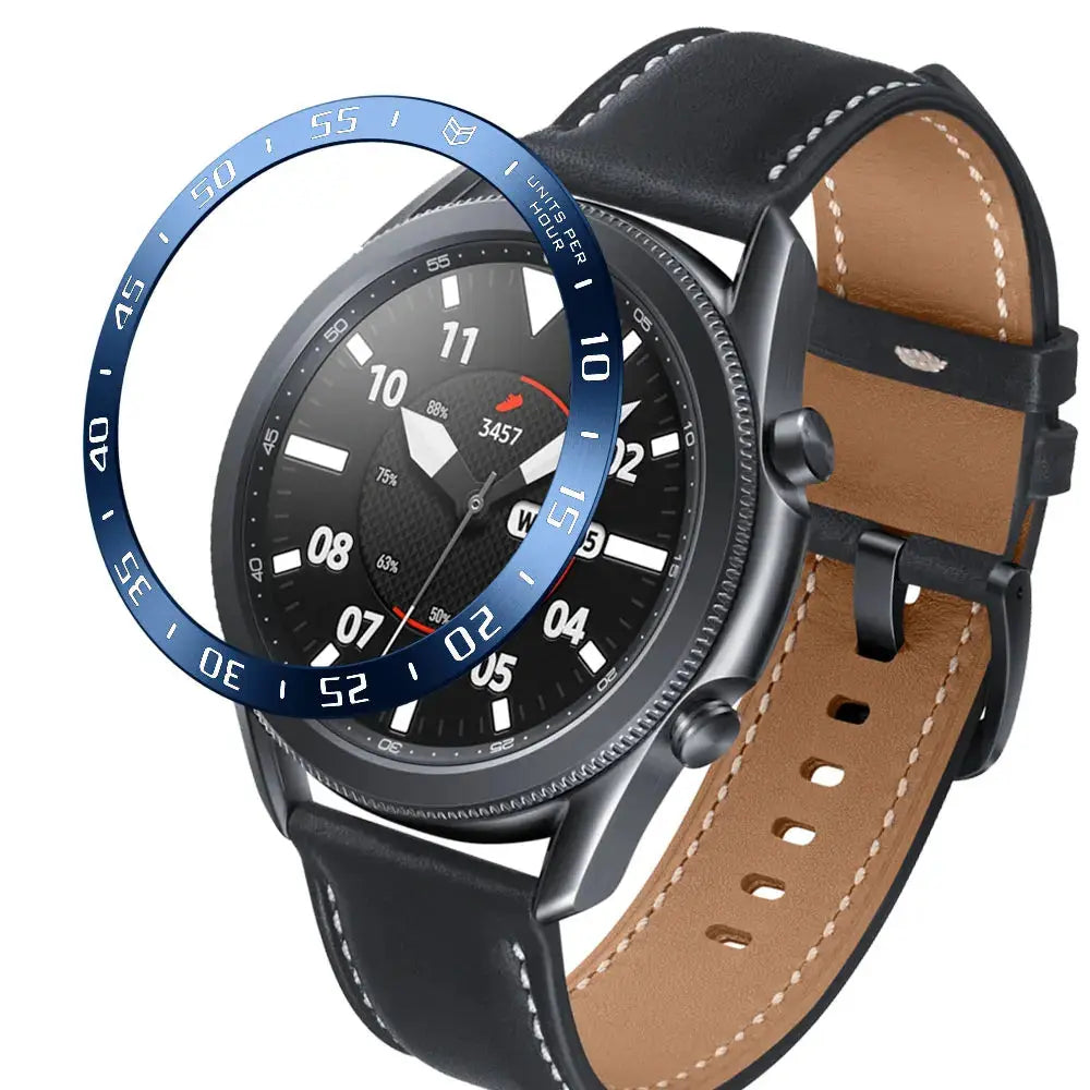 Bezel Ring for Samsung Galaxy Watch 4 Classic/Gear S3/Watch 3 - 41-46mm - Metal Protector - STRAPS