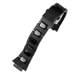 Black Plastic & Steel Band for Casio G-SHOCK - DW-5600, DW6900, GW-M5610 - STRAPS