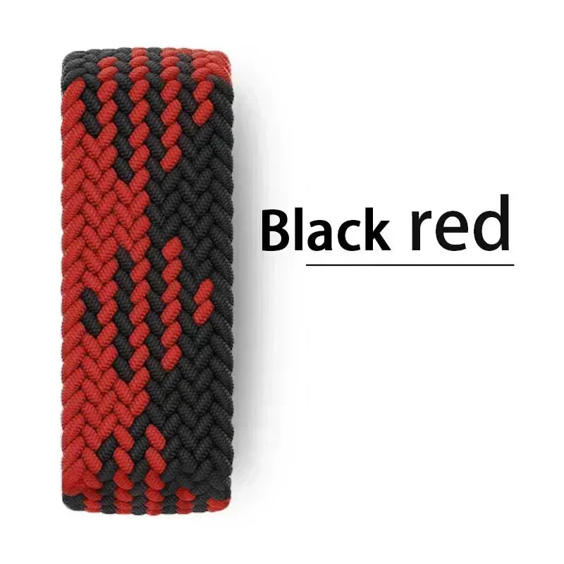 Braided Nylon  Solo Loop Strap for Apple Watch, Series 9, 8, SE, 7, 6, 5, 4, 3, Ultra (38mm to 49mm) STRAPS