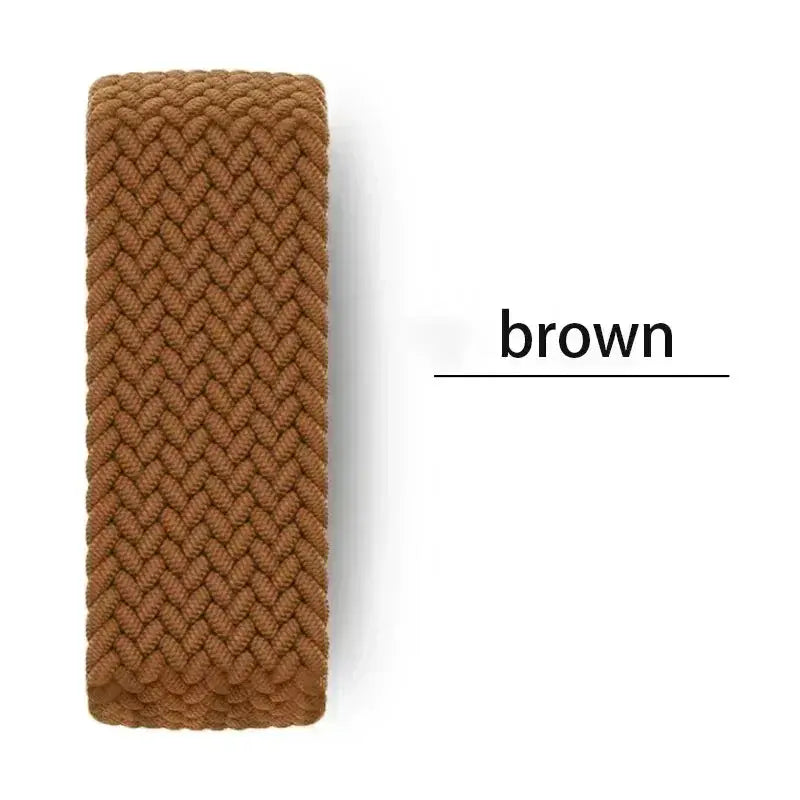 Braided Nylon  Solo Loop Strap for Apple Watch, Series 9, 8, SE, 7, 6, 5, 4, 3, Ultra (38mm to 49mm) STRAPS