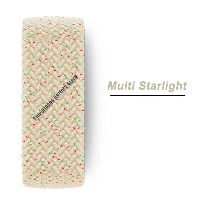 Braided Nylon  Solo Loop Strap for Apple Watch, Series 9, 8, SE, 7, 6, 5, 4, 3, Ultra (38mm to 49mm) STRAPS