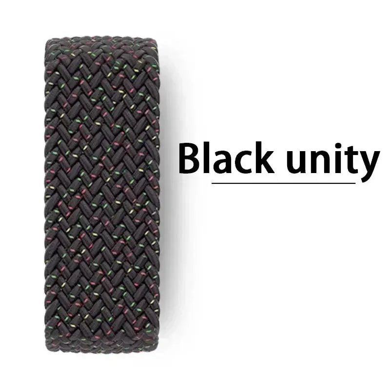Braided Nylon  Solo Loop Strap for Apple Watch, Series 9, 8, SE, 7, 6, 5, 4, 3, Ultra (38mm to 49mm) STRAPS